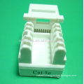 high quality 90 degree dual IDC cat6 rj45 female jack/rj45 keystone jack